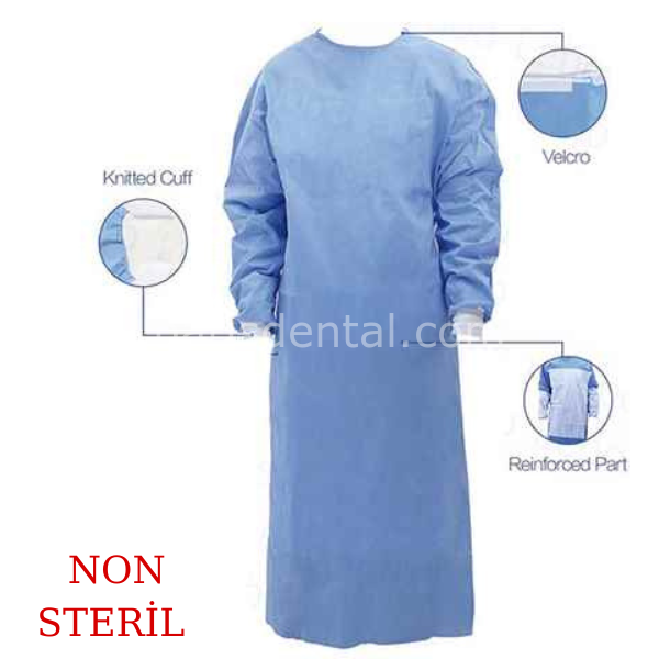 Cerrahi Non Steril Önlük 5 li Paket