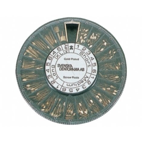 Kök Kanal Vidası - Altın Kaplama 120'lik