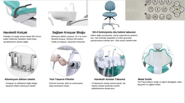 AJAX-AJ12 DENTAL DİŞ ÜNİTİ