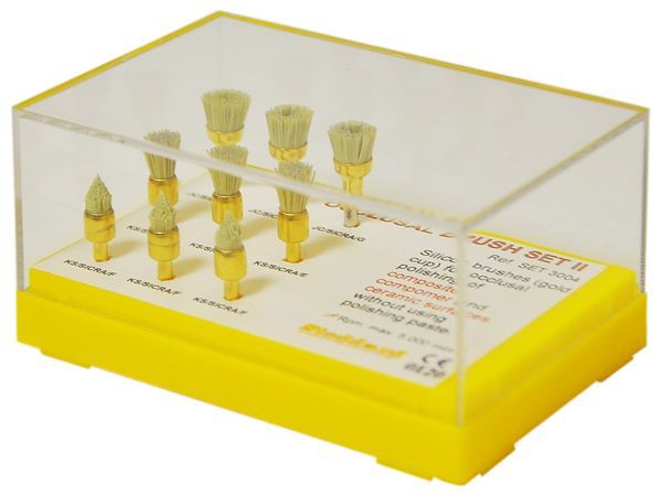 Occlusal Brush Set Kompozit Polisaj Seti Gold