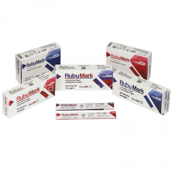 Ruby Artikülasyon Kağıdı-Düz 1 Kutu