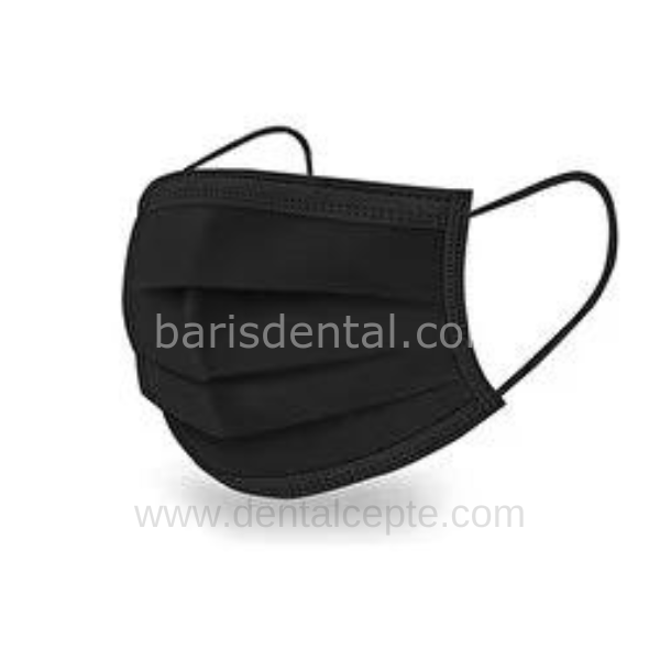 Siyah Yüz Maskesi -50 lik Paket