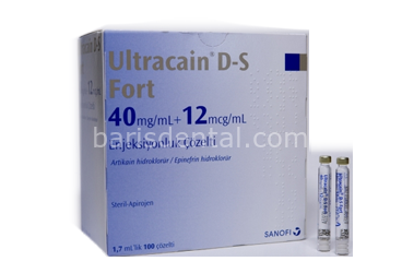 Ultracain Ds Fort Karpül Anestezi -100 lük Paket