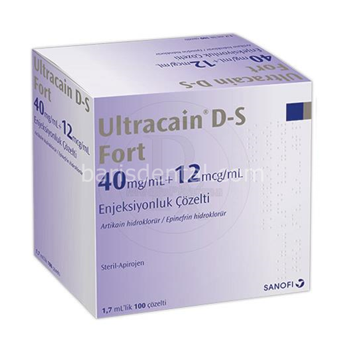 Ultracain Ds Fort Anestezi Ampül-20 lik Paket