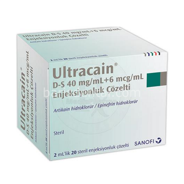 Ultracain Ds Anestezi Ampül-20 lik Paket
