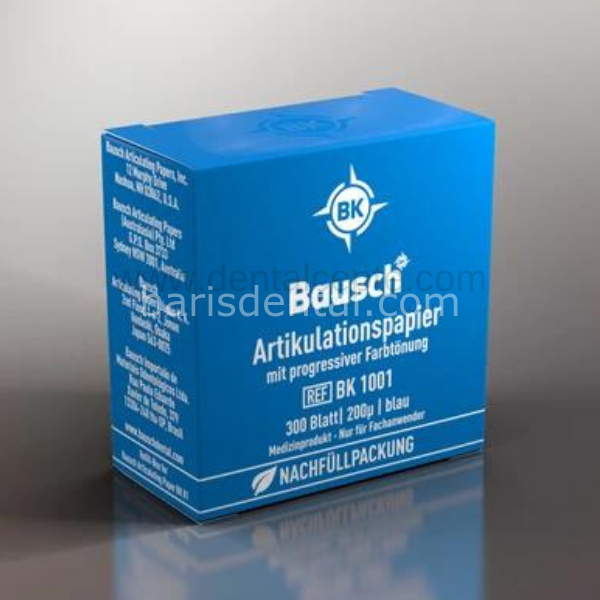 Bausch Artikülasyon Kağıdı - Düz- Mavi Renk