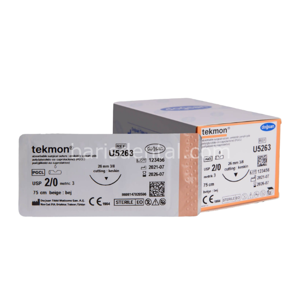 Doğsan Tekmon Sütur 4/0 20 1/2 Yuvarlak,75cm