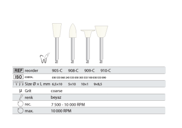 Kompozit Cila Lastiği (100 ADET)