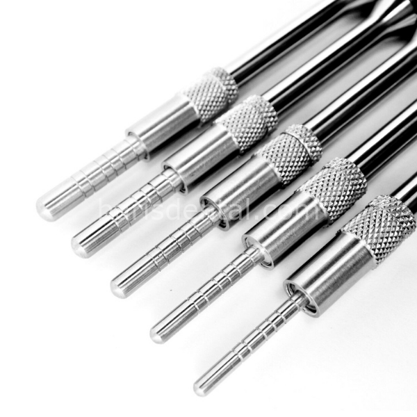 Osteotom Seti - Açılı İç Bükey 5'li Set Sinüs İmplant Kaldırma Seti