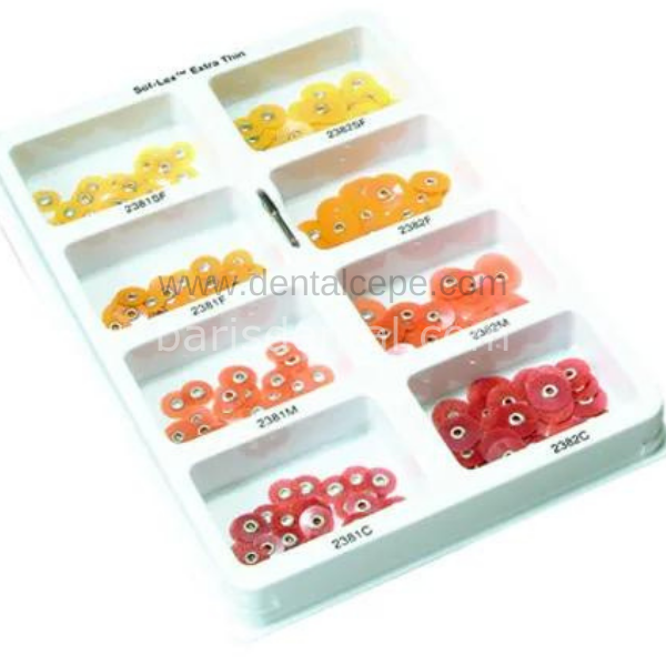 3M ESPE SOFT LEX İnce Bitirme  ve Cila Disk Seti 240'lık