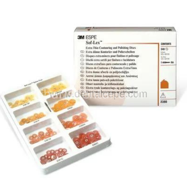 3M ESPE SOFT LEX İnce Bitirme  ve Cila Disk Seti 240'lık