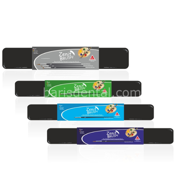 President  Zenit Saf Kolinsky Samur Kompozit Şekillendirme Fırça Set