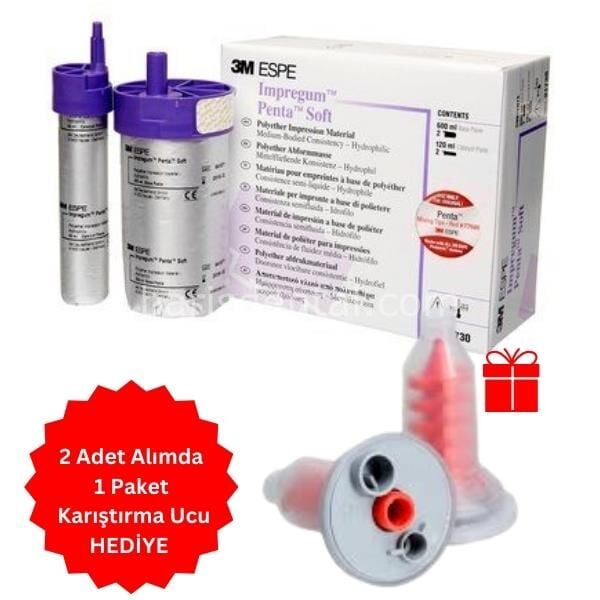 3M İmpregum Penta H DuoSoft Ölçü Materyali 2 Adet + HEDİYELİ