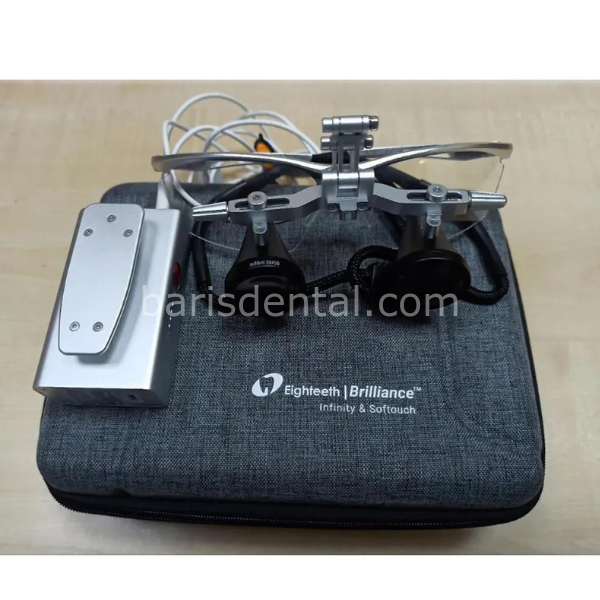 Eighteeth Brilliance Loupe Gözlük  + Softouch Işık Kaynağı Zoom 3.5X