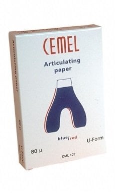 Cemel Artikülasyon Kağıdı I Form Düz(NAL)