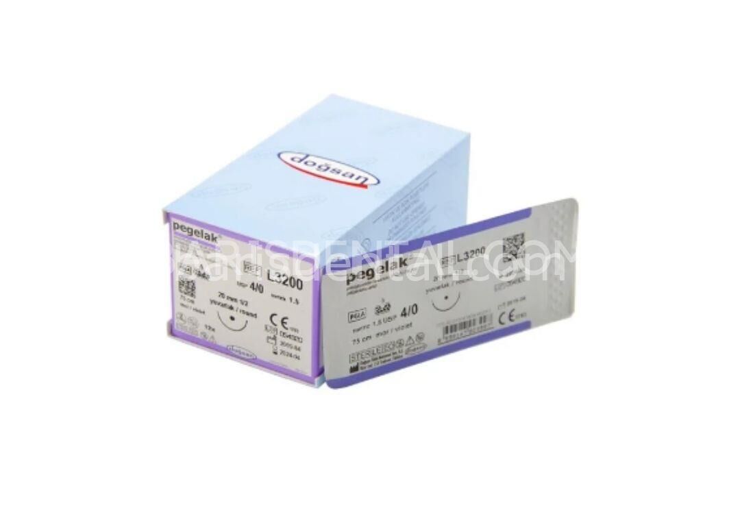 Doğsan Pegelak Sütur 4/0 20 1/2 Yuvarlak,75cm