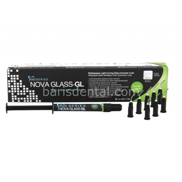 İmcryl Nova Glass GL Glasliner Cam iyonomer Siman Şırınga