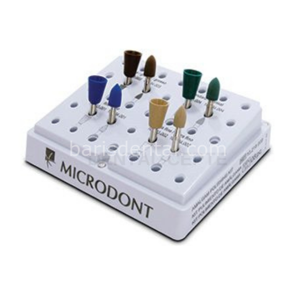 Microdont Amalgam Cila ve Parlatma Lastik Kiti 12 li Set