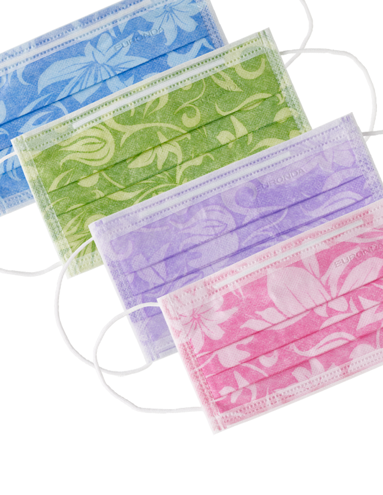 Monoart Maske Floral (10 Adet)