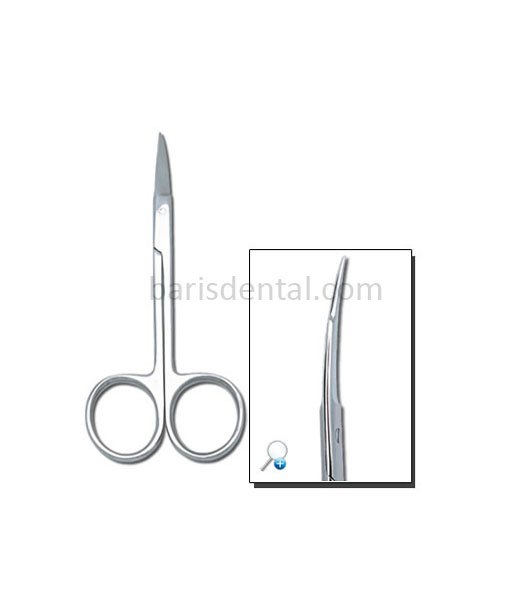 Makas cerrahi 105 mm - Eğri