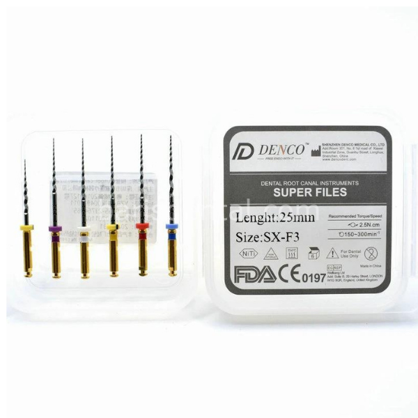 Denco Blue Protaper Nikel Titanyum Kanal Eğesi - 25MM